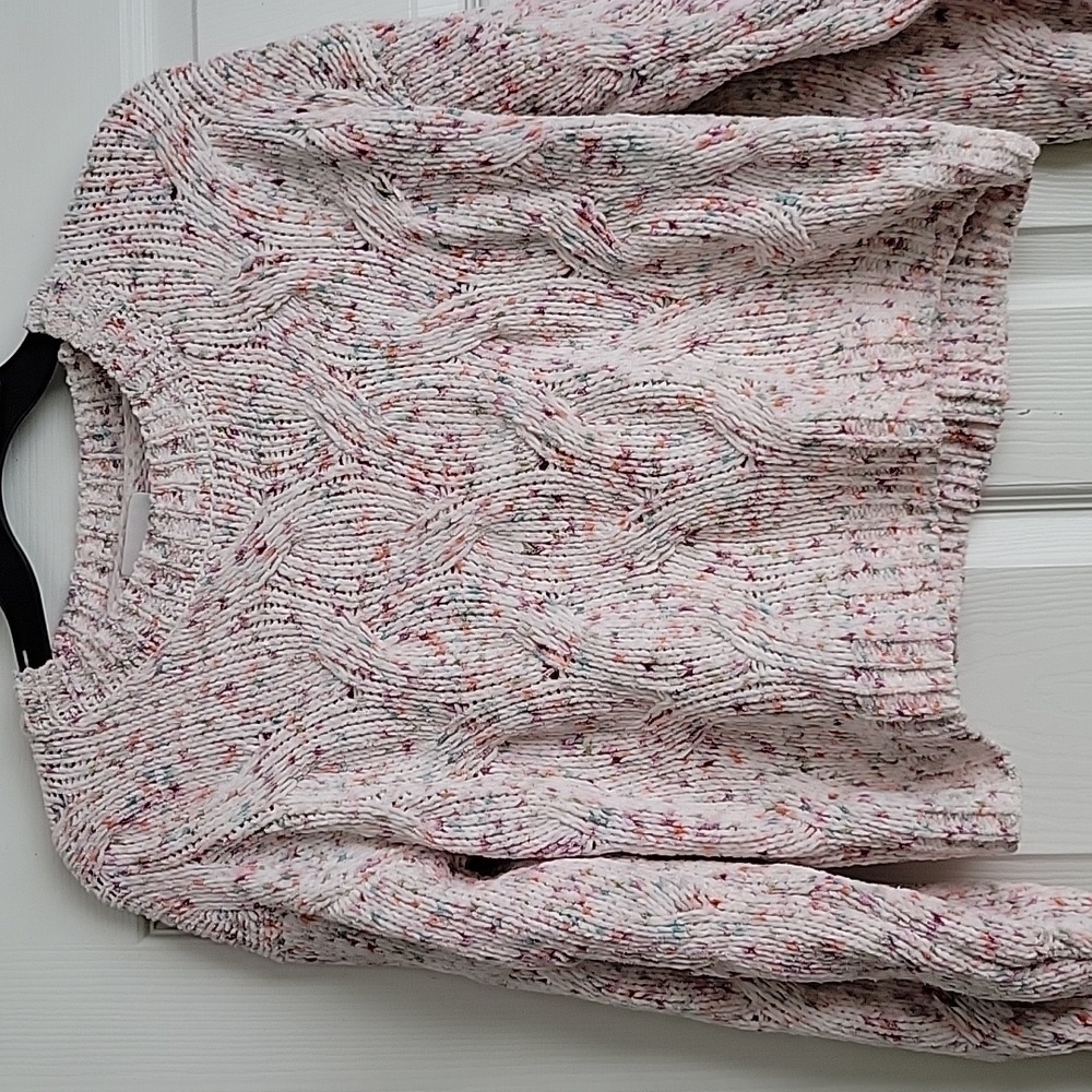 Pink Rose Women's Sweater - Picture 3 of 10